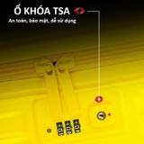  Vali kéo du lịch nhựa dẻo PP AS105 size 20 inch 