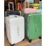  Vỏ bọc nhưa trong suốt bảo vệ vali chống trầy xước cho dáng hình trụ size 28 32 34 inch 