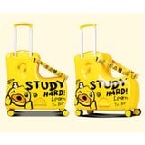  Vali vịt B.duck Study size 20 inch chính hãng, màu vàng. 