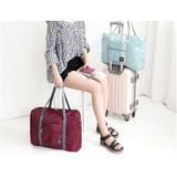  Túi đựng hành lý du lịch xếp gọn chống nước tiện lợi 