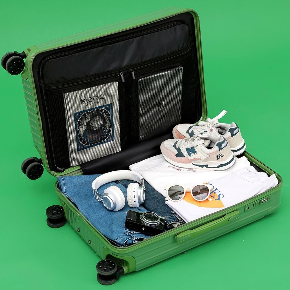  Vali kéo du lịch nhựa dẻo PP AS105 size 20 inch 