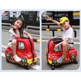 Vali oto B.Duck cho bé size 24 inch màu đỏ 