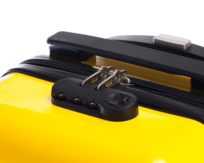  Vali oto B.Duck cho bé size 24 inch màu vàng 