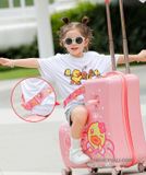  Vali vịt B.duck size 24 inch chính hãng, màu hồng 