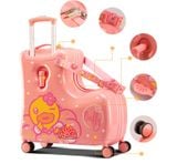  Vali vịt B.duck size 20 inch chính hãng, màu hồng 