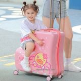  Vali vịt B.duck size 20 inch chính hãng, màu hồng 