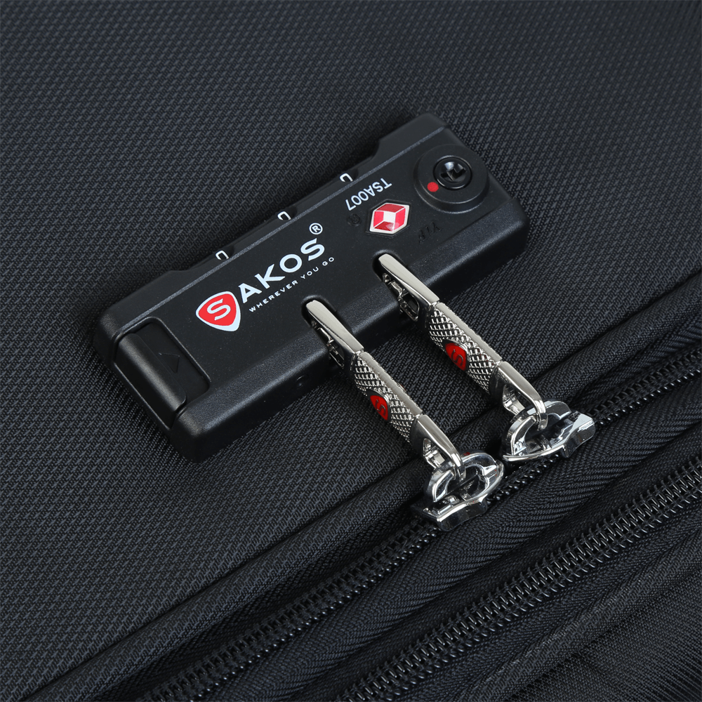  Vali kéo vải Sakos Vivian siêu bền, hàng Việt Nam thương hiệu Mỹ size 20 24 28inch 