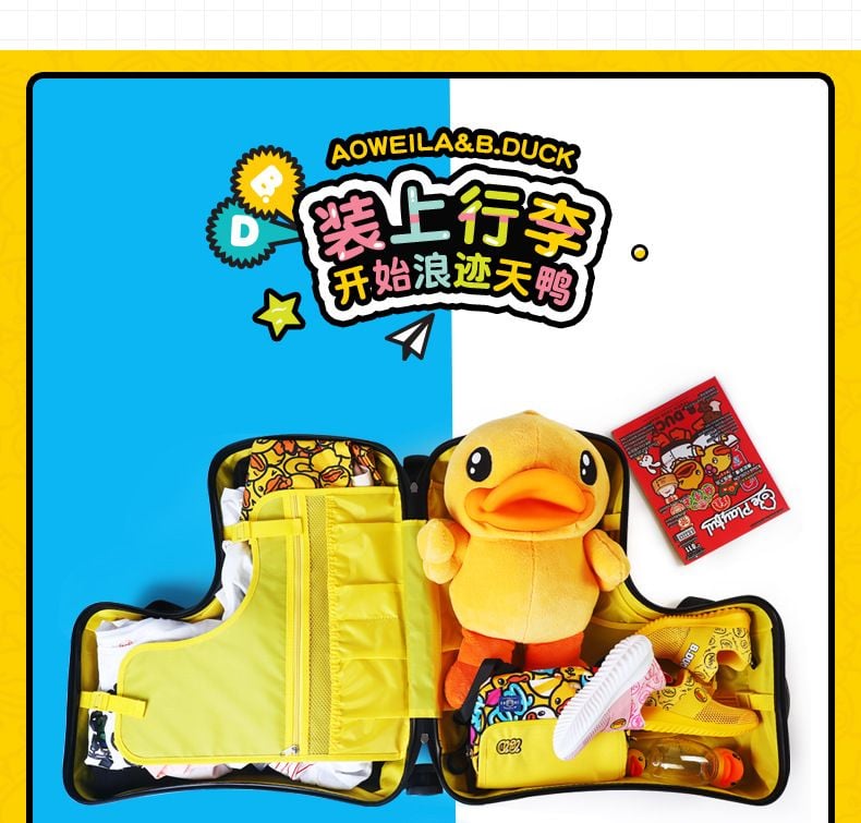  Vali vịt B.duck chính hãng size 24 inch 