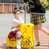  Vali vịt B.duck Study size 24 inch chính hãng, màu vàng. 