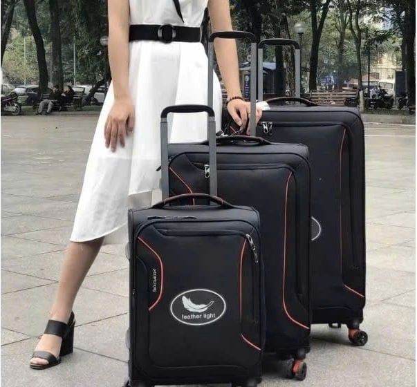  Vali kéo vải Leavesking chính hãng siêu bền LV 1901. 