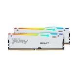  Ram Kingston 32GB 5600MT/s DDR5 CL40 DIMM (Kit of 2) FURY Beast White RGB XMP 