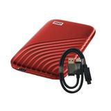  Ổ cứng gắn ngoài SSD WD My Passport - red 
