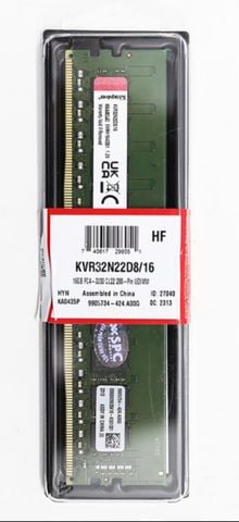 Ram Kingston 16GB 3200MHz DDR4 Non-ECC CL22 DIMM 1Rx8