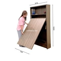 Bàn gấp tường LIZI - MDF = Melamin