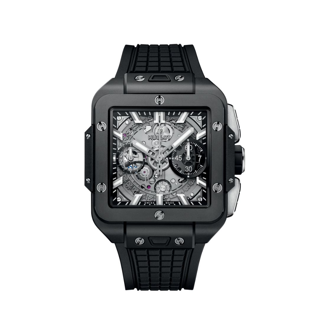  ĐỒNG HỒ HUBLOT SQUARE BANG UNICO BLACK MAGIC 42MM 