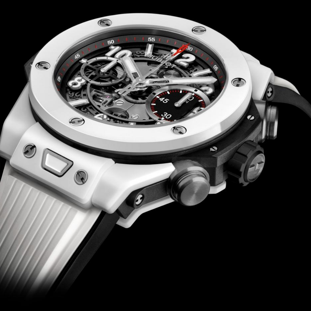  ĐỒNG HỒ HUBLOT SQUARE BANG UNICO WHITE CERAMIC 42MM 