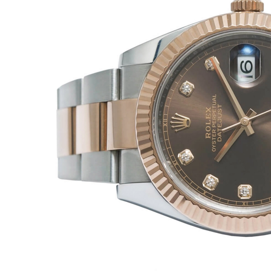  ROLEX DATEJUST 41 126331 CỌC SỐ KIM CƯƠNG 