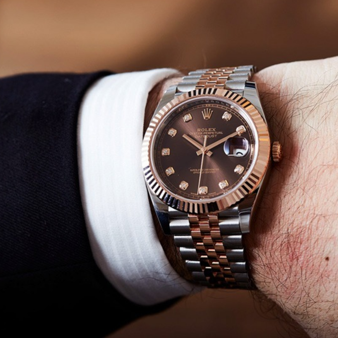 ROLEX DATEJUST 41 126331 CỌC SỐ KIM CƯƠNG 