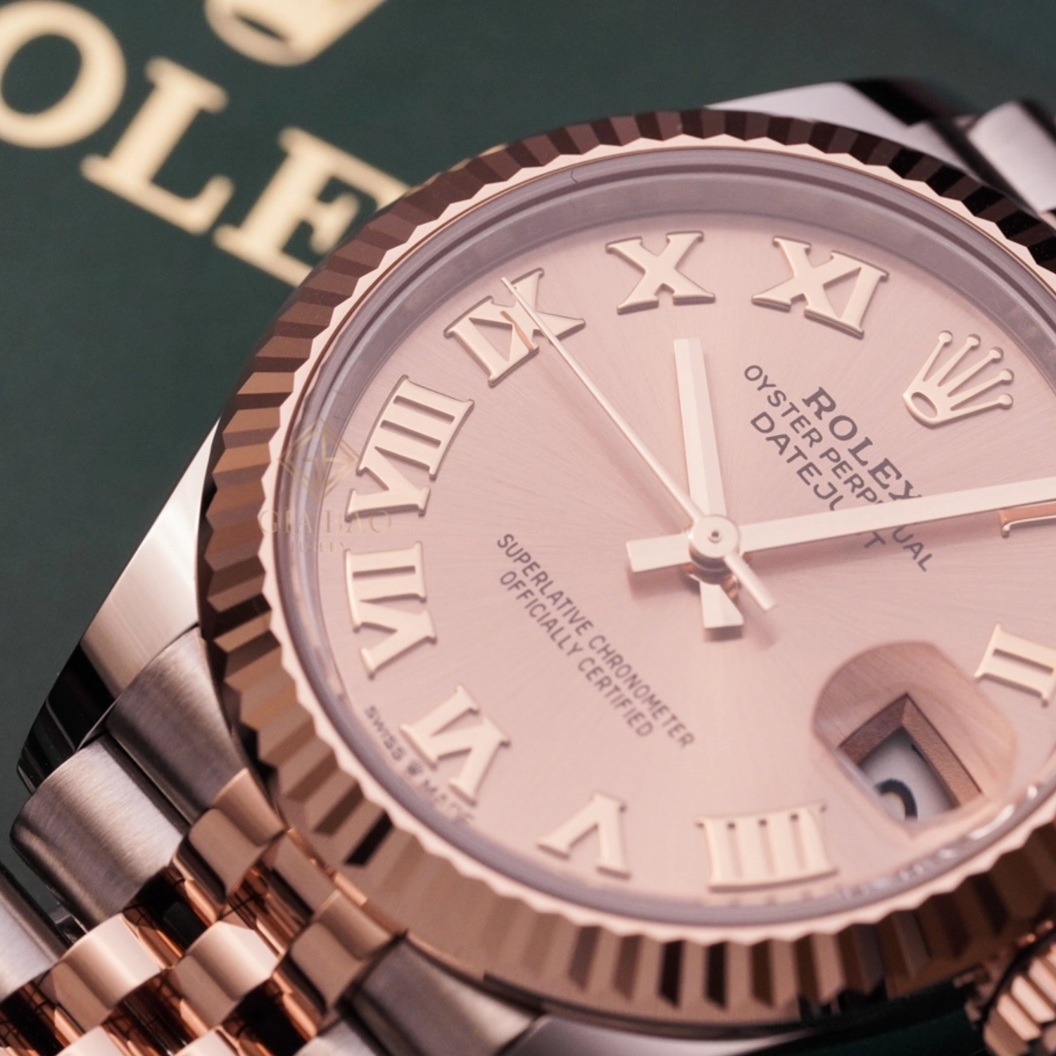  ROLEX DATEJUST 31 278271 MẶT SỐ HỒNG CỌC SỐ LA MÃ 