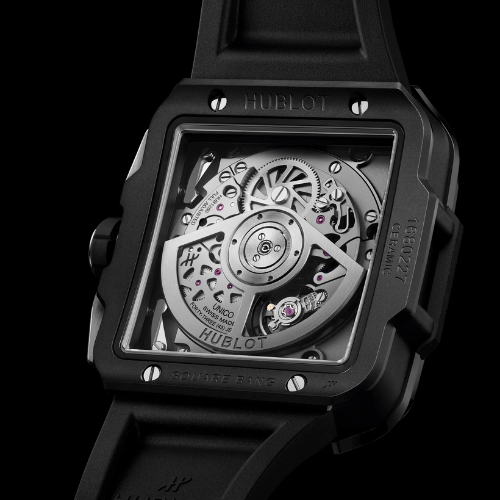  ĐỒNG HỒ HUBLOT SQUARE BANG UNICO BLACK MAGIC 42MM 
