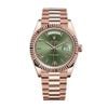ROLEX DAY-DATE 40MM ROSE GOLD 228235-0025 OLIVE