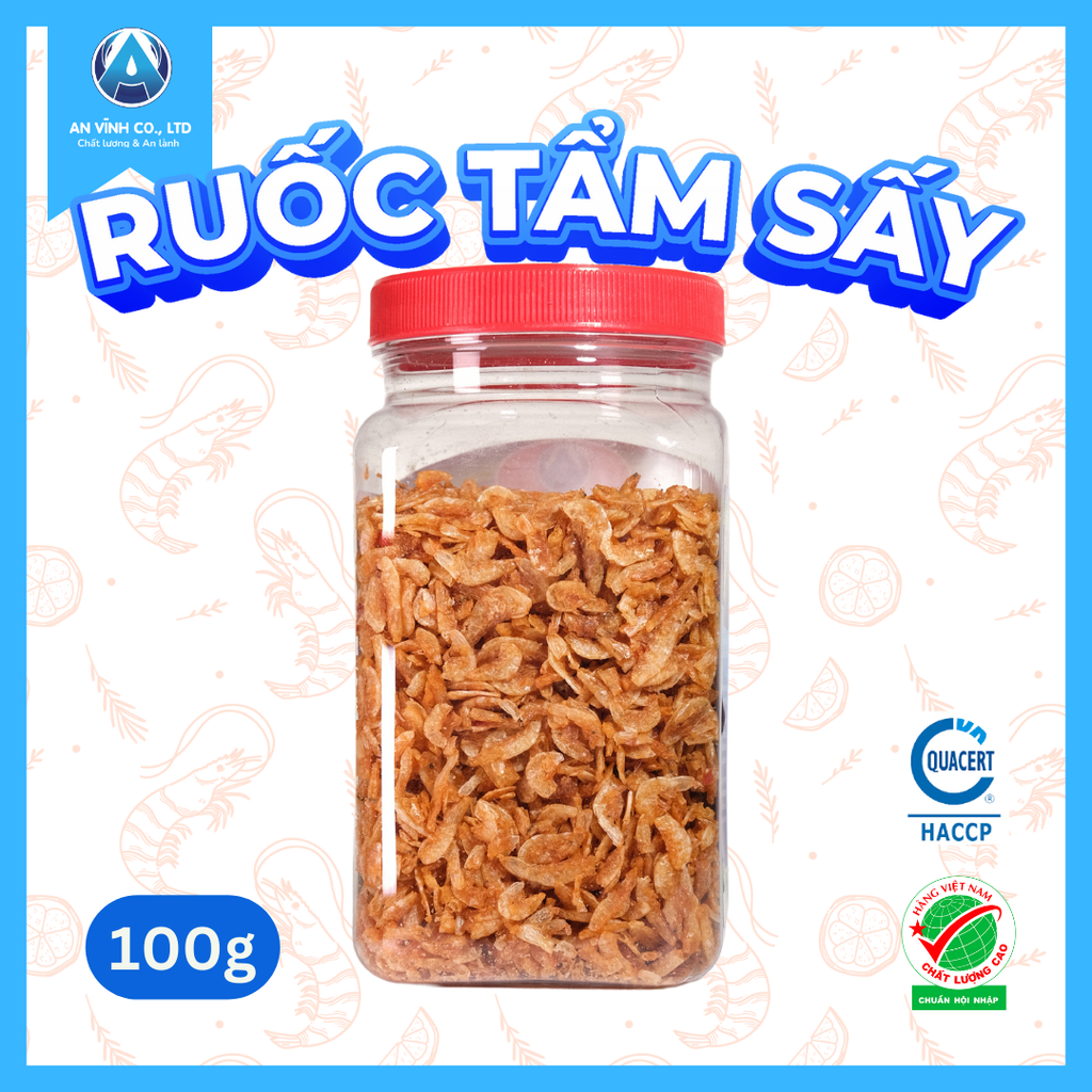RUỐC TẨM SẤY ĂN LIỀN 100 g