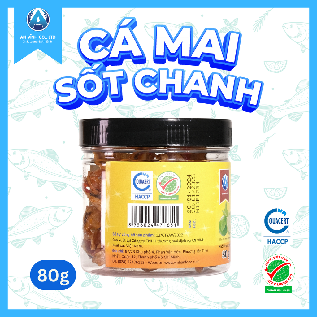 CÁ MAI SÔT CHANH ĂN LIỀN 80 g