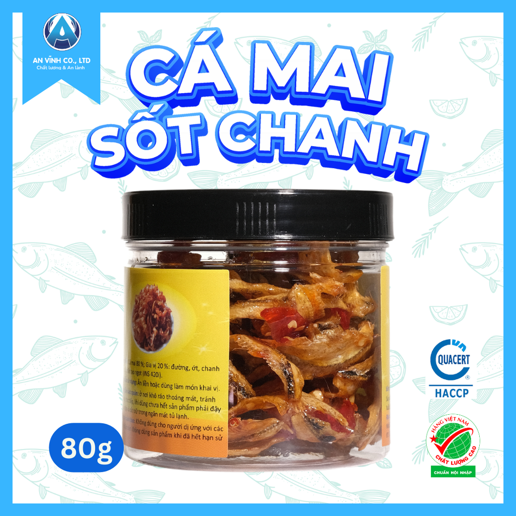 CÁ MAI SÔT CHANH ĂN LIỀN 80 g