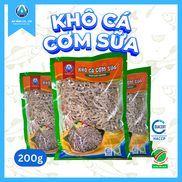 KHÔ CÁ CƠM SỮA 200 g