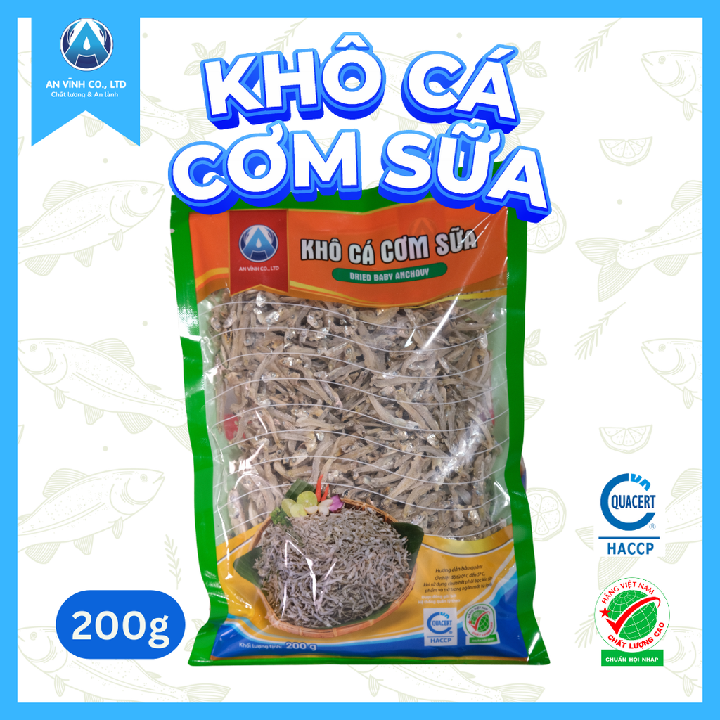 KHÔ CÁ CƠM SỮA 200 g