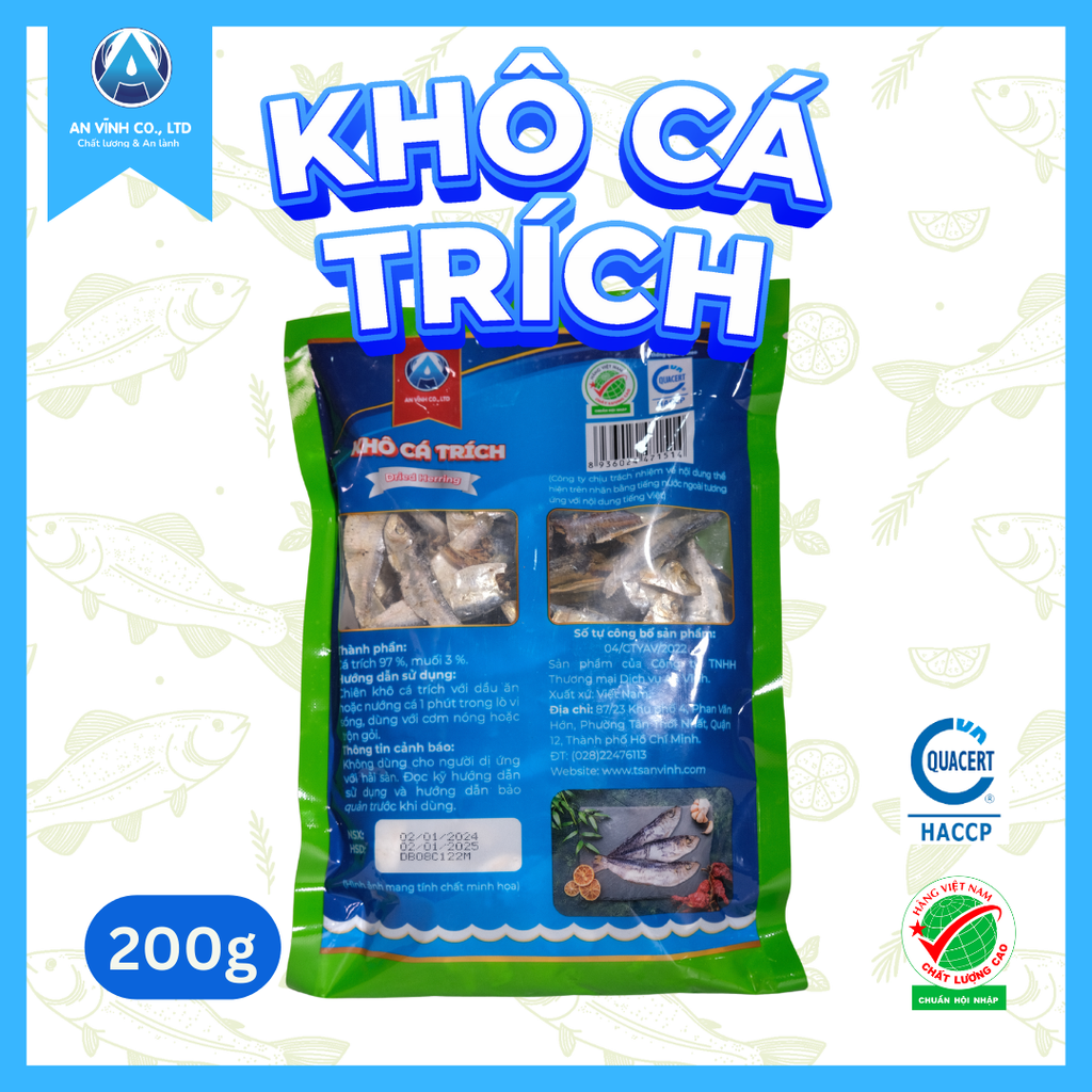 KHÔ CÁ TRÍCH 200 g