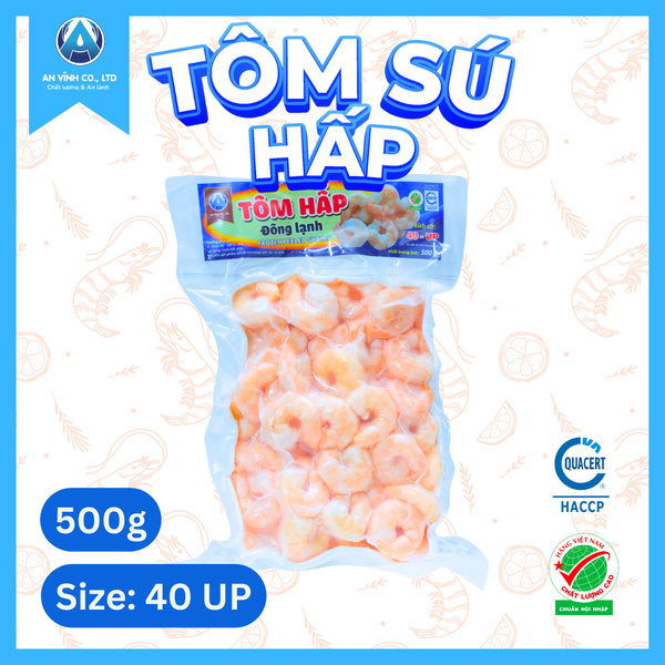 TÔM SÚ HẤP 40UP 500 g