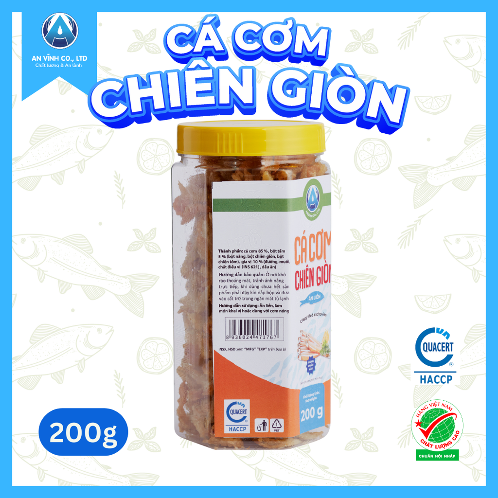 CÁ CƠM CHIÊN GIÒN ĂN LIỀN 200 g