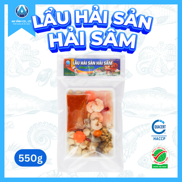 LẨU HẢI SẢN HẢI SÂM 550 g
