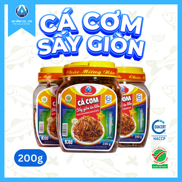 CÁ CƠM SẤY GIÒN ĂN LIỀN 200 g