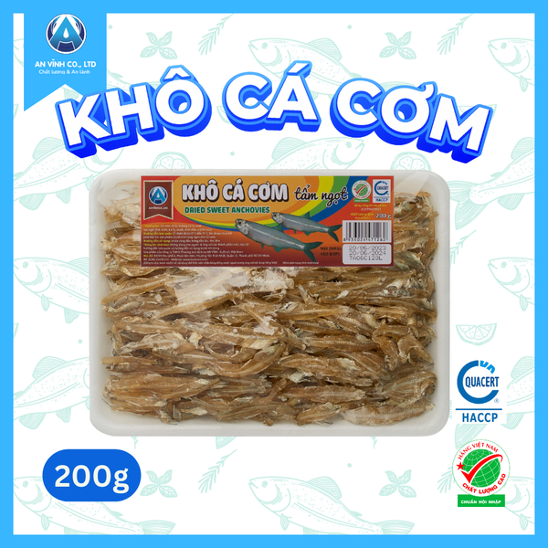 KHÔ CÁ CƠM ( TẨM NGỌT) 200 g