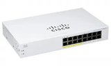  CBS110-16PP-EU - CBS110 Unmanaged 16-port GE, Partial PoE with 64W power budget 