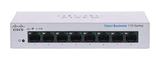 CBS110-8T-D-EU - Cisco CBS110 Unmanaged 8-port GE, Desktop, Ext PS 