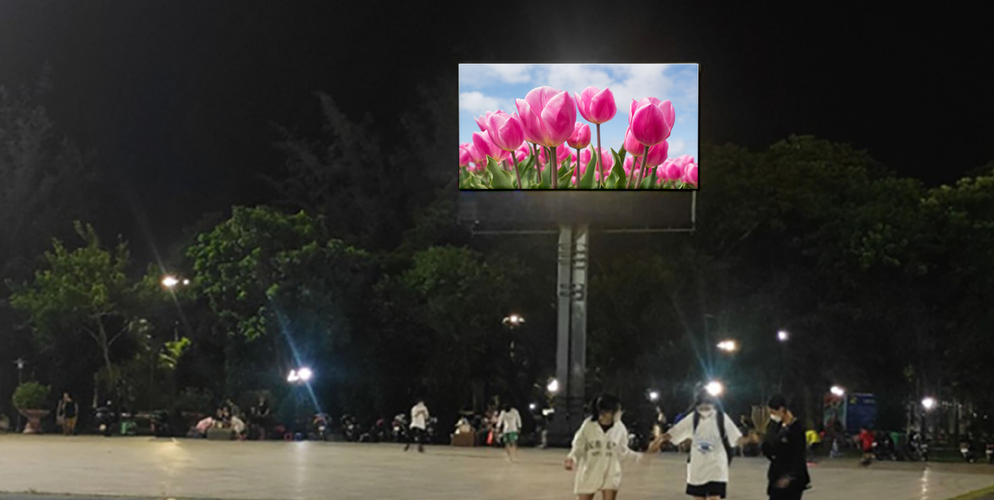  Led 2D Quảng trường Nguyễn Tất Thành, Quy Nhơn (Hướng Ngô Mây), Bình Định 