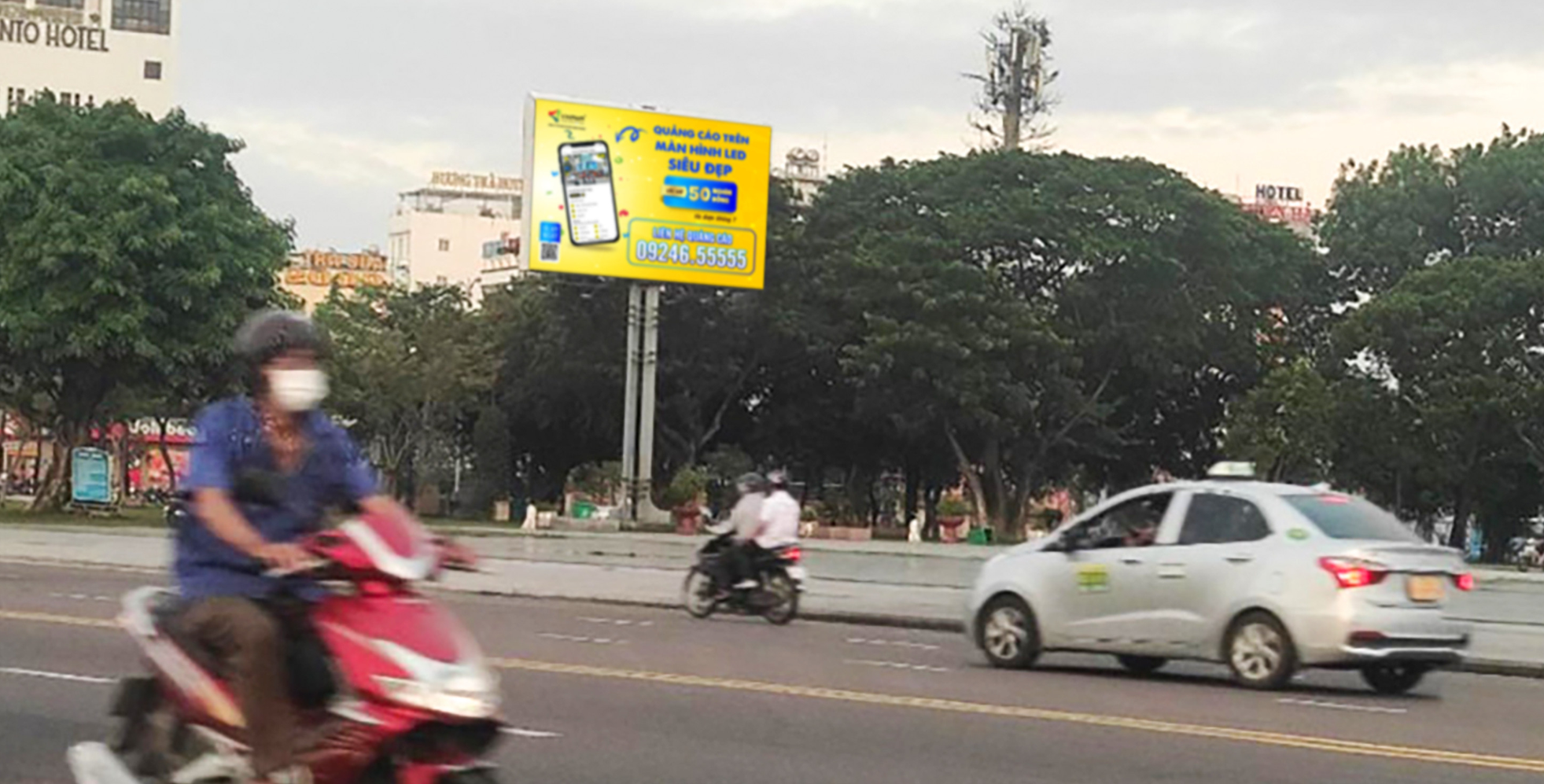  Led 2D Quảng trường Nguyễn Tất Thành, Quy Nhơn (Hướng Nguyễn Huệ), Bình Định 