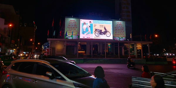  Led 2D Rạp hát Hòa Bình, Đà Lạt, Lâm Đồng 