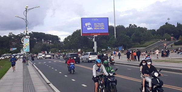  Led 2D Quảng trường Lâm Viên, Đà Lạt, Lâm Đồng 