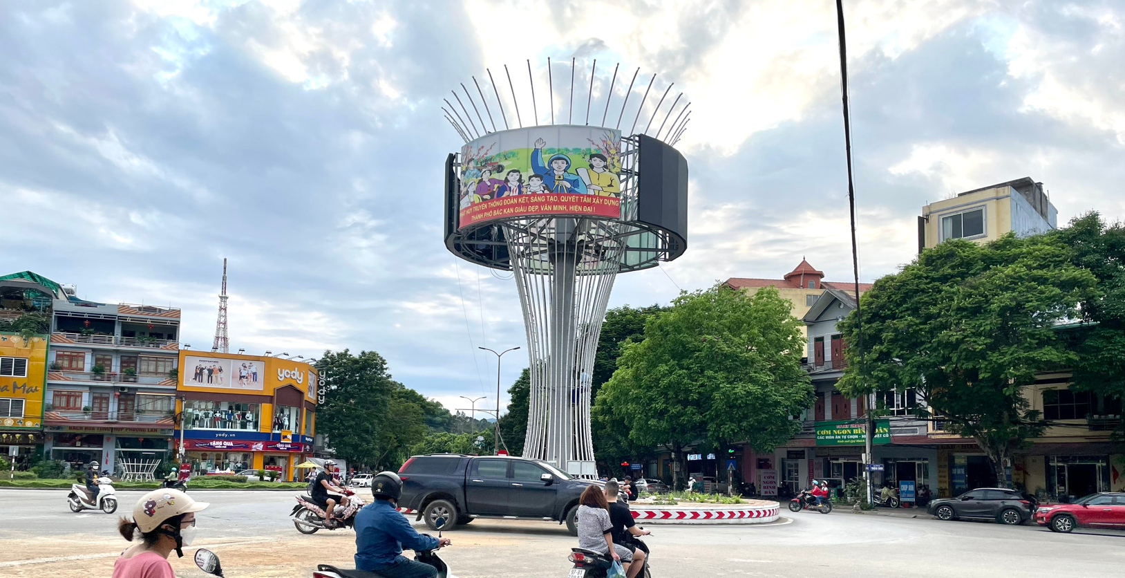  Led 2D Bùng Binh Trung Tâm Tp. Bắc Kạn, Bắc Kạn 