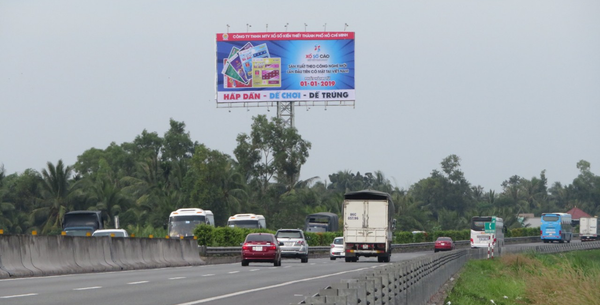  Billboard Cao Tốc TP. HCM, Trung Lương - Châu Thành (bảng bên trái), Tiền Giang 