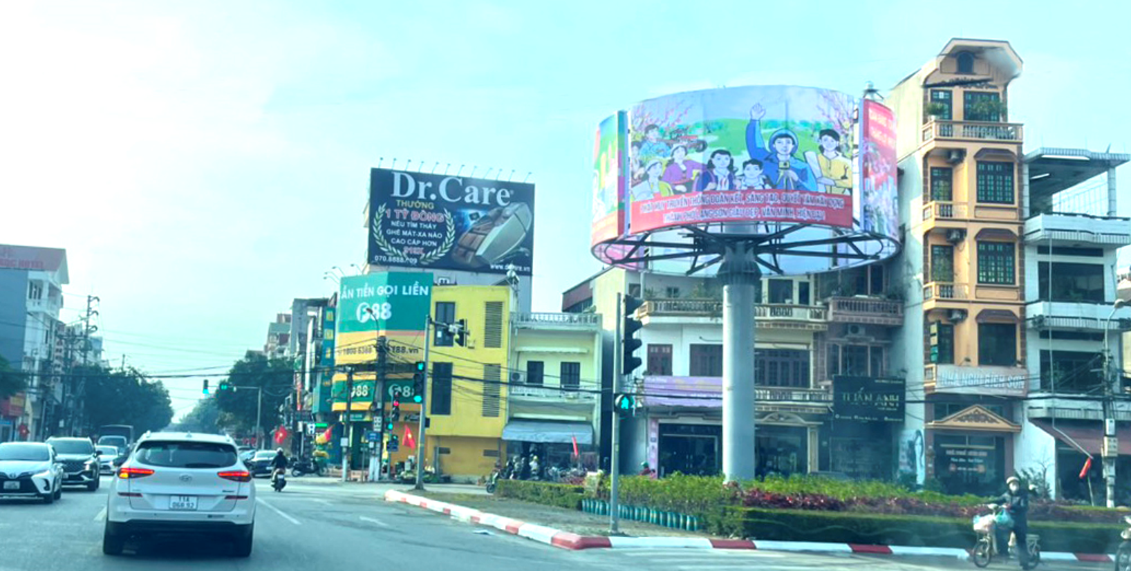  Led 2D Bùng Binh Bà Triệu - Phai Vệ - Chợ Đông Kinh, Lạng Sơn 