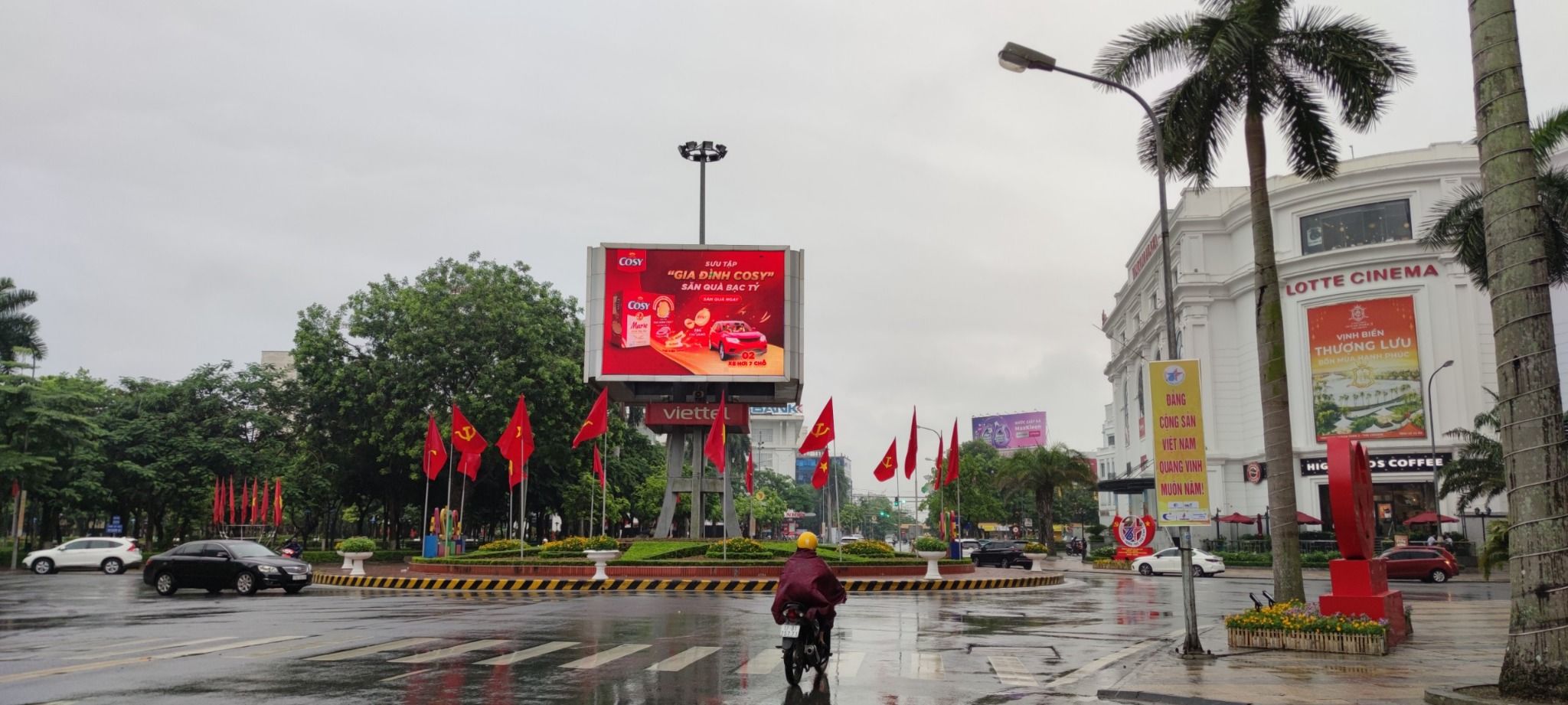  Led 2D vòng xoay Lý Bôn - Lê Lợi, Thái Bình Trước Vincom Plaza Lý Bôn, Thái Bình 