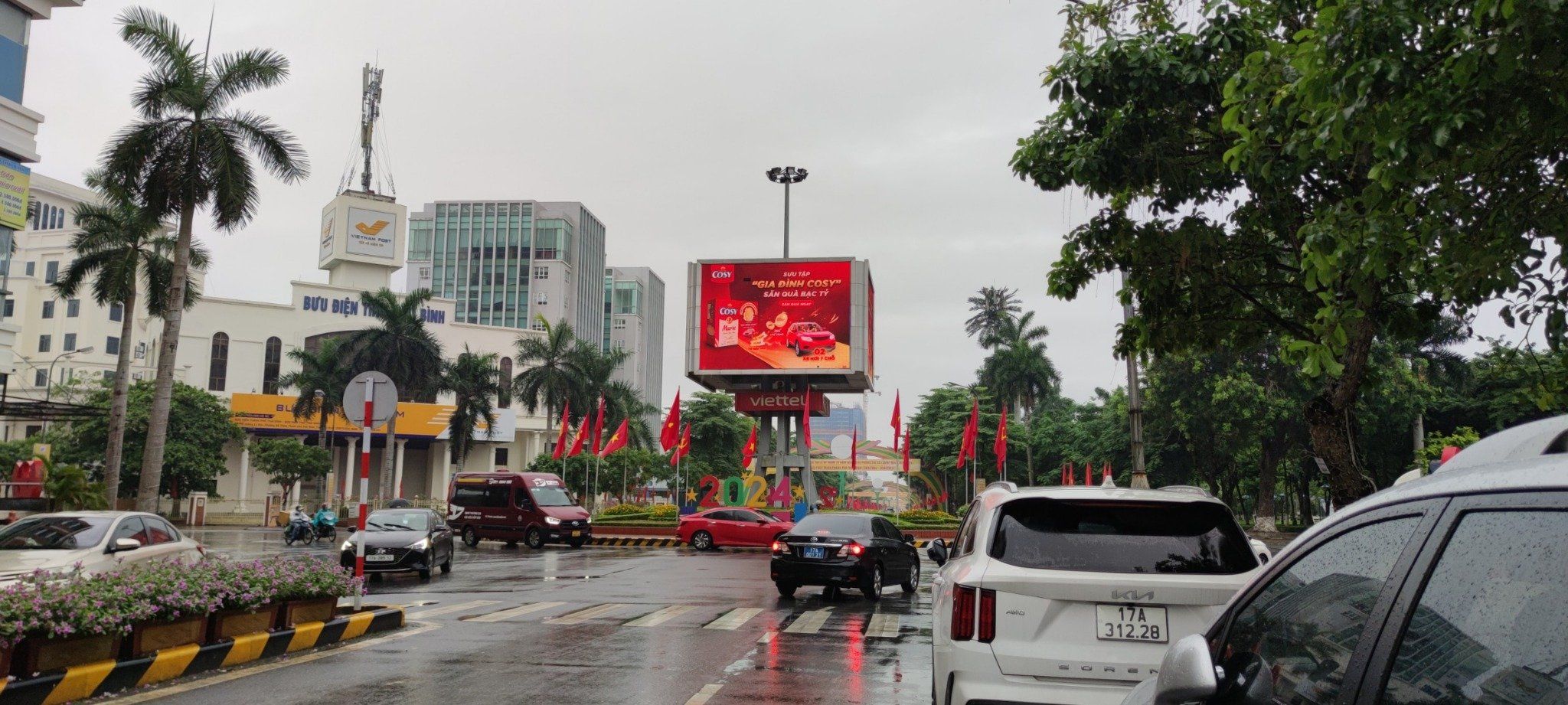  Led 2D vòng xoay Lý Bôn - Lê Lợi, Thái Bình Trước Vincom Plaza Lý Bôn, Thái Bình 