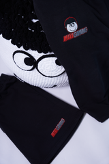 Bộ quần áo Mixi nỉ da cá 02 (logo đỏ)