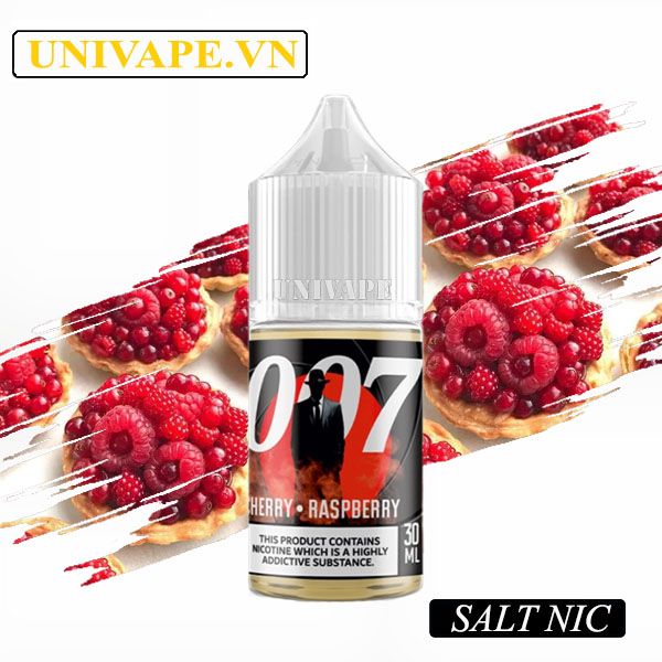  007 Juice Cherry Măm Xôi Salt Nic 