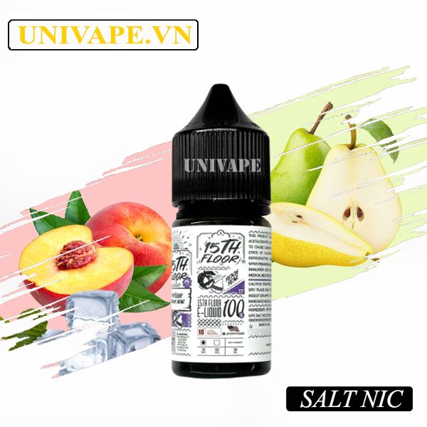  15TH Floor Juice Đào Lê Salt Nic 
